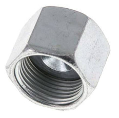 UNS 1''-14 Zinc plated Steel End cap ORFS 400 Bar