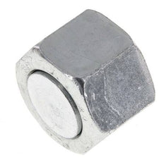 UN 1-3/16''-12 Zinc plated Steel End cap ORFS 400 Bar