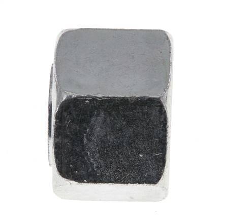 UN 1-3/16''-12 Zinc plated Steel End cap ORFS 400 Bar