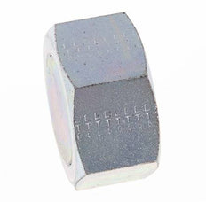 UN 1-11/16''-12 Zinc plated Steel End cap ORFS 250 Bar