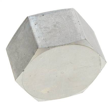 1 1/2'' NPT Zinc plated Steel Closing plug with Outer Hex 70 Bar