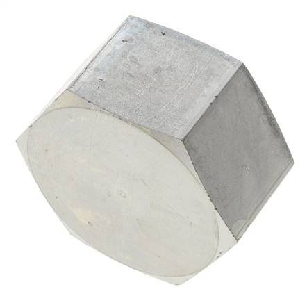 1 1/2'' NPT Zinc plated Steel Closing plug with Outer Hex 70 Bar