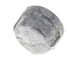 Rp 1/2'' Zinc plated Cast iron End cap Round 25 Bar [5 Pieces]