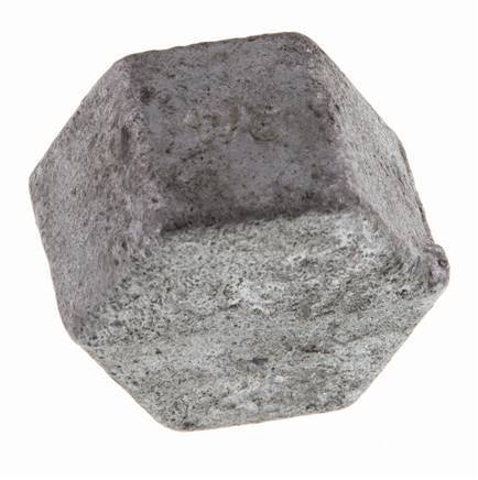 Rp 3/4'' Zinc plated Cast iron End cap 25 Bar [5 Pieces]