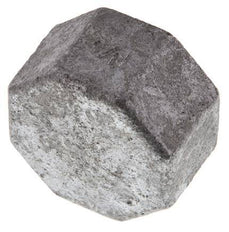 Rp 1 1/4'' Zinc plated Cast iron End cap 25 Bar [2 Pieces]