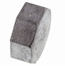 Rp 2 1/2'' Zinc plated Cast iron End cap 25 Bar