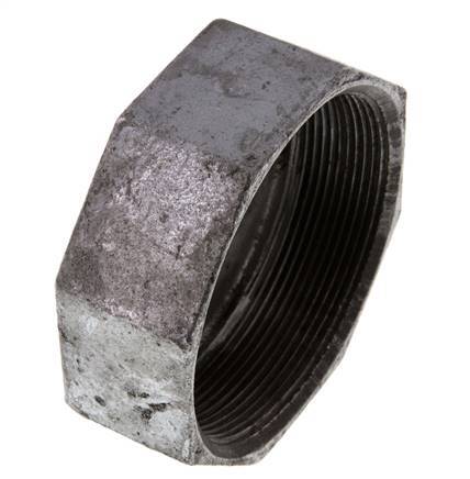 Rp 3'' Zinc plated Cast iron End cap 25 Bar