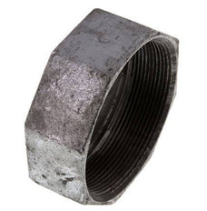 Rp 3'' Zinc plated Cast iron End cap 25 Bar