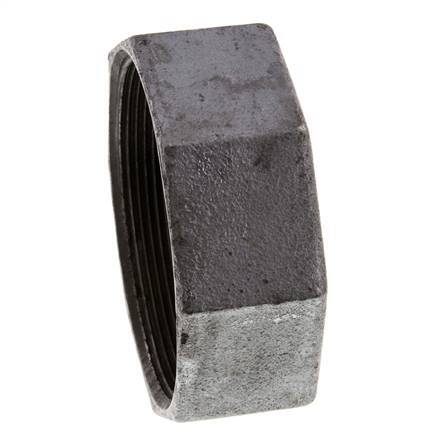 Rp 3'' Zinc plated Cast iron End cap 25 Bar