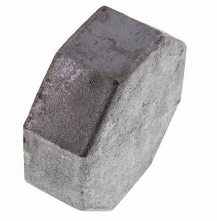 Rp 3'' Zinc plated Cast iron End cap 25 Bar