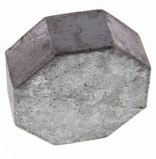 Rp 3'' Zinc plated Cast iron End cap 25 Bar