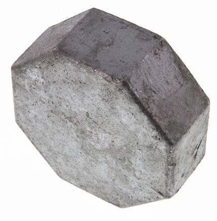 Rp 3'' Zinc plated Cast iron End cap 25 Bar