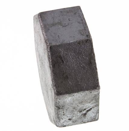 Rp 3'' Zinc plated Cast iron End cap 25 Bar