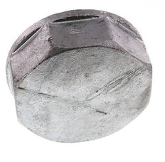 Rp 4'' Zinc plated Cast iron End cap 25 Bar