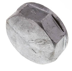 Rp 4'' Zinc plated Cast iron End cap 25 Bar