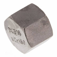 Rp 1/2'' Stainless steel End cap 16 Bar [2 Pieces]