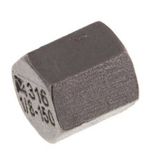 Rp 1/8'' Stainless steel End cap 16 Bar [2 Pieces]