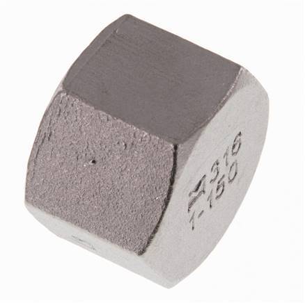 Rp 1'' Stainless steel End cap 16 Bar