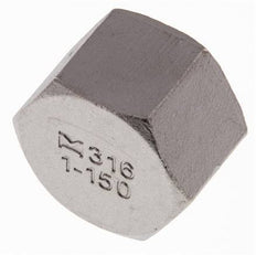 Rp 1'' Stainless steel End cap 16 Bar