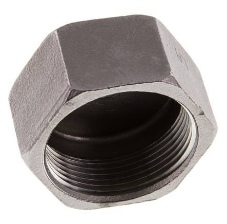 Rp 1 1/2'' Stainless steel End cap 16 Bar