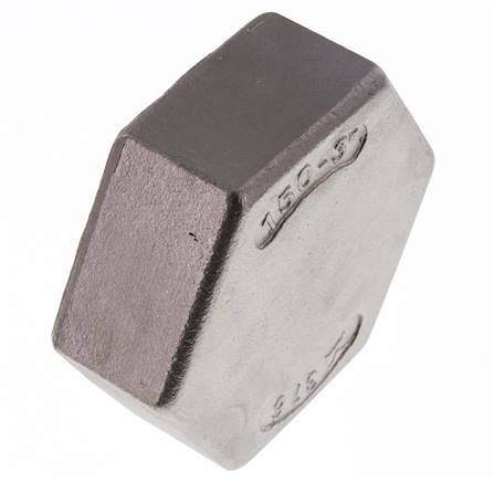 Rp 3'' Stainless steel End cap 16 Bar