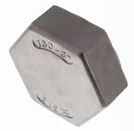 Rp 3'' Stainless steel End cap 16 Bar