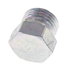 UN 11/16''-16 Zinc plated Steel Closing Plug ORFS 630 Bar [2 Pieces]
