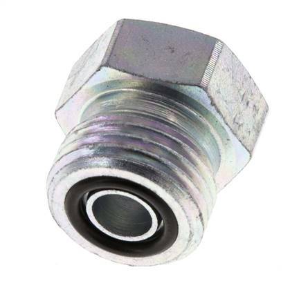 UN 11/16''-16 Zinc plated Steel Closing Plug ORFS 630 Bar [2 Pieces]