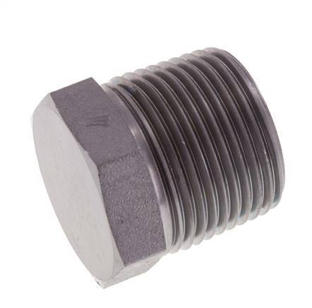 3/4'' NPT Male Zinc plated Steel Closing plug with Outer Hex 170 Bar