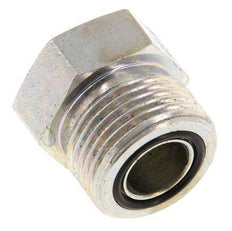 UNS 1''-14 Zinc plated Steel Closing Plug ORFS 400 Bar [2 Pieces]