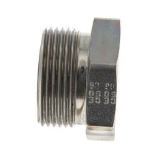 UN 1-7/16''-12 Zinc plated Steel Closing Plug ORFS 400 Bar