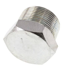 1 1/4'' NPT Male Zinc plated Steel Closing plug with Outer Hex 80 Bar
