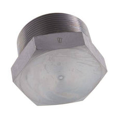 2'' NPT Male Zinc plated Steel Closing plug with Outer Hex 70 Bar