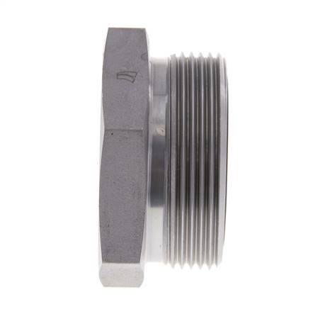 UN 2''-12 Zinc plated Steel Closing Plug ORFS 250 Bar