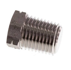 1/4'' NPT Male Stainless steel Closing plug with Outer Hex 275 Bar