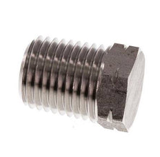 1/4'' NPT Male Stainless steel Closing plug with Outer Hex 275 Bar