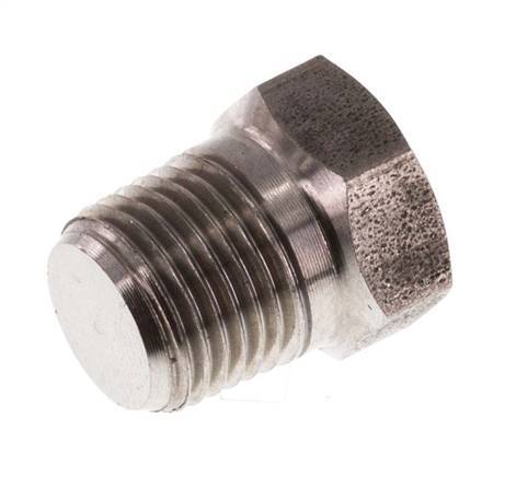 1/8'' NPT Male Stainless steel Closing plug with Outer Hex 345 Bar