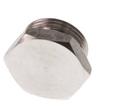 G 3/4'' Stainless steel Closing plug with Outer Hex 40 Bar