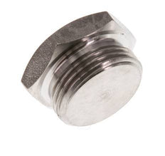G 3/4'' Stainless steel Closing plug with Outer Hex 40 Bar