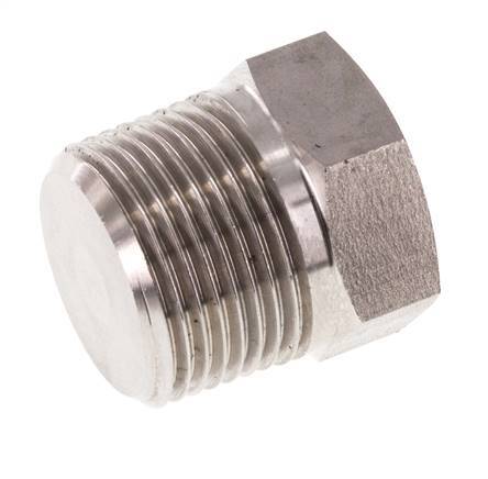 3/4'' NPT Male Stainless steel Closing plug with Outer Hex 170 Bar