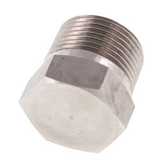 3/4'' NPT Male Stainless steel Closing plug with Outer Hex 170 Bar