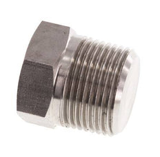 3/4'' NPT Male Stainless steel Closing plug with Outer Hex 170 Bar
