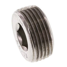 3/4'' Stainless steel Closing plug with Inner Hex without collar 40 Bar