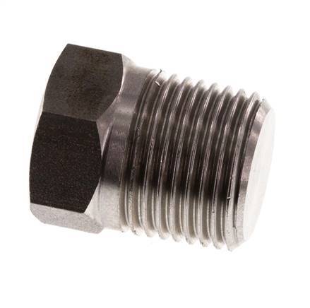 PARKER Hollow Hex Head Plug: 316L Stainless Steel, 3/8 In Fitting Pipe - Foto 5