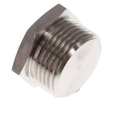 G 1'' Stainless steel Closing plug with Outer Hex 40 Bar