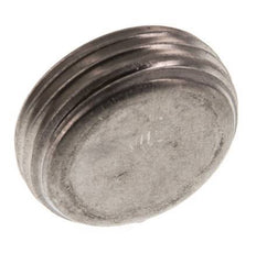 1'' Stainless steel Closing plug with Inner Hex without collar 40 Bar