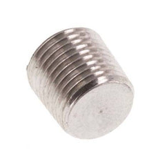 M8x0.75 Stainless steel Closing plug with Inner Hex without collar (conical) 40 Bar
