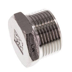1/8-1 NPT Stainless Steel Countersunk End Plug – Internal Hex Head Socket, Male Thread