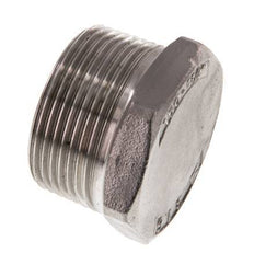 1 1/4'' NPT Male Stainless steel Closing plug with Outer Hex 16 Bar