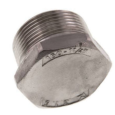 1 1/4'' NPT Male Stainless steel Closing plug with Outer Hex 16 Bar